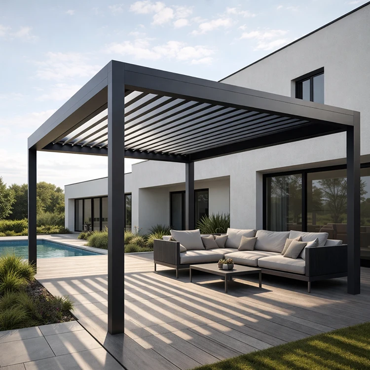 custom louvered pergola manufacturer in China – 1 custom louvered pergola manufacturer in China - 1