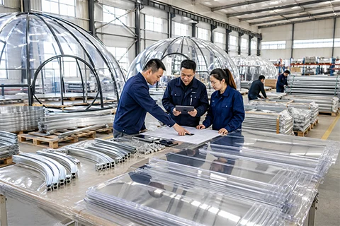 bulk production coordination of clear dome tent – 11 bulk production coordination of clear dome tent - 11