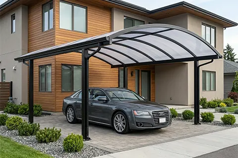 curved roof aluminum carports – 1 curved roof aluminum carports - 1
