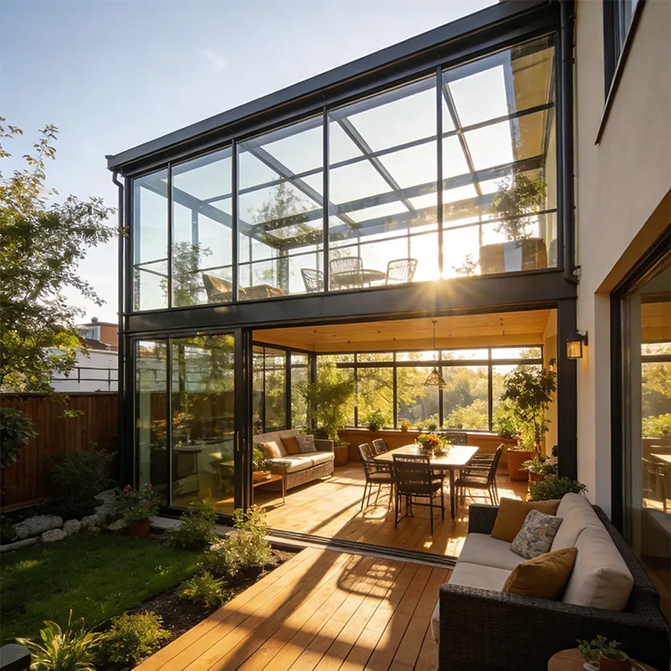 custom aluminum sunrooms manufacturer in China - 1