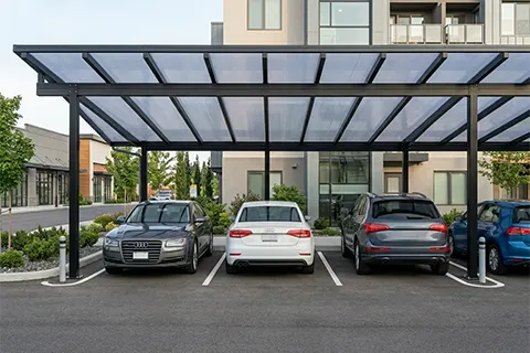flat roof aluminum carports – 1 flat roof aluminum carports - 1