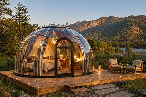 glamping clear dome tent – 111 glamping clear dome tent - 111