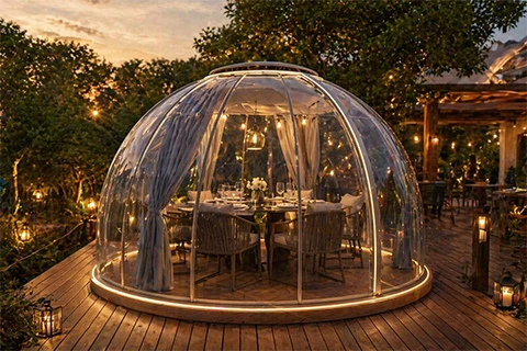 outdoor dining dome tent – 111 outdoor dining dome tent - 111