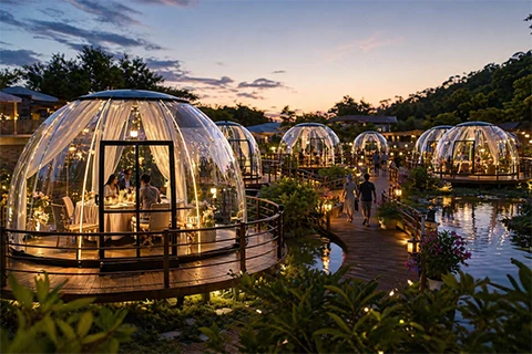 resort cluster dome tent – 11 resort cluster dome tent - 11