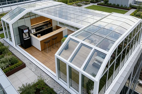 roof and glazing integration - 1
