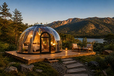 clear dome tents - 125