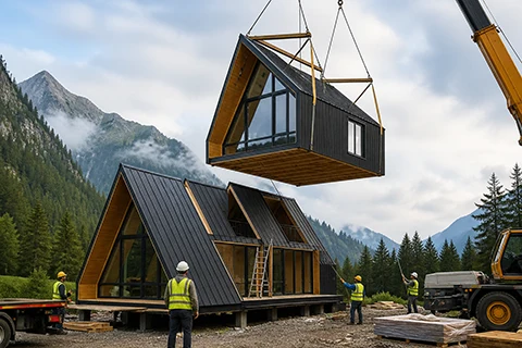 efficient pre-fabrication and rapid assembly of aluminum prefab cabins – 1 efficient pre-fabrication and rapid assembly of aluminum prefab cabins - 1