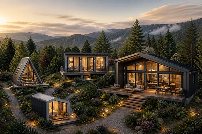 size and layout of aluminum prefab cabins – 121 size and layout of aluminum prefab cabins - 121