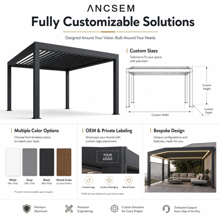 Fully Customizable Solutions Designed Around Your Vision. Built Around Your Needs.