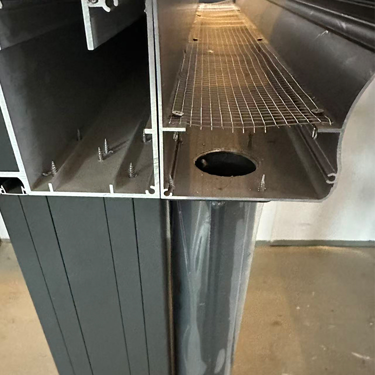hidden drainage system