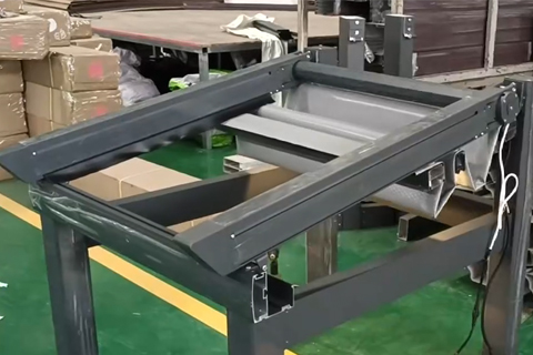 PVC Awning Sample Testing – Prototype Test adjustable louver system engineering - 2