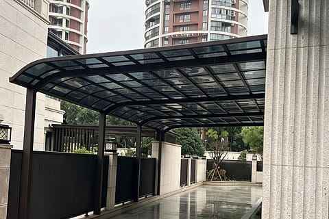 aluminum carports with polycarbonate roof - 1